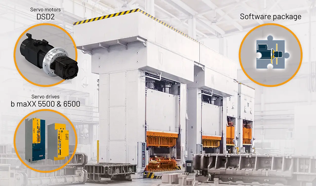 Servo-hydraulic press complete system