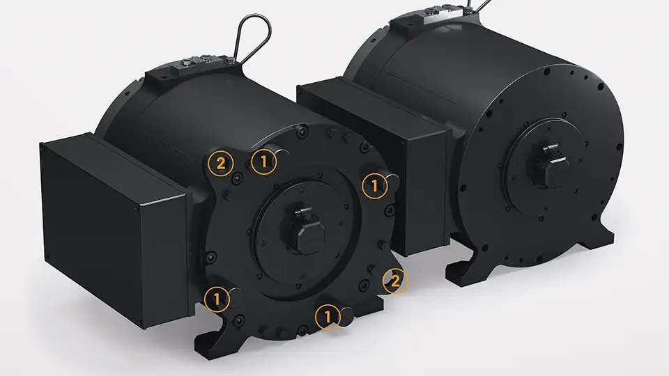 motors vertical mounting comparison