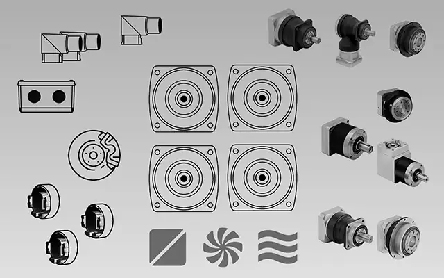Modular servo motors