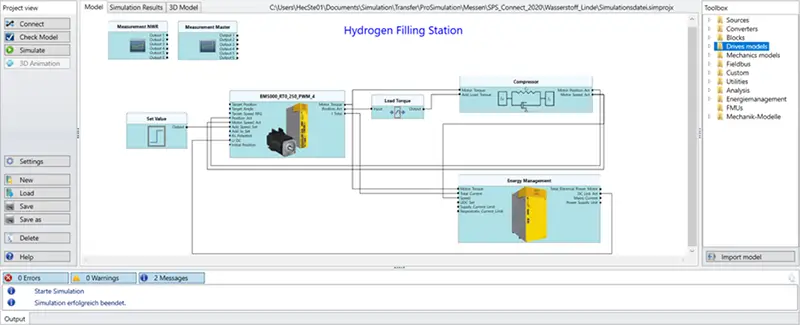 virtual model in ProSimulation